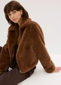 Femme bonprix Vestes & Manteaux|Veste en peluche