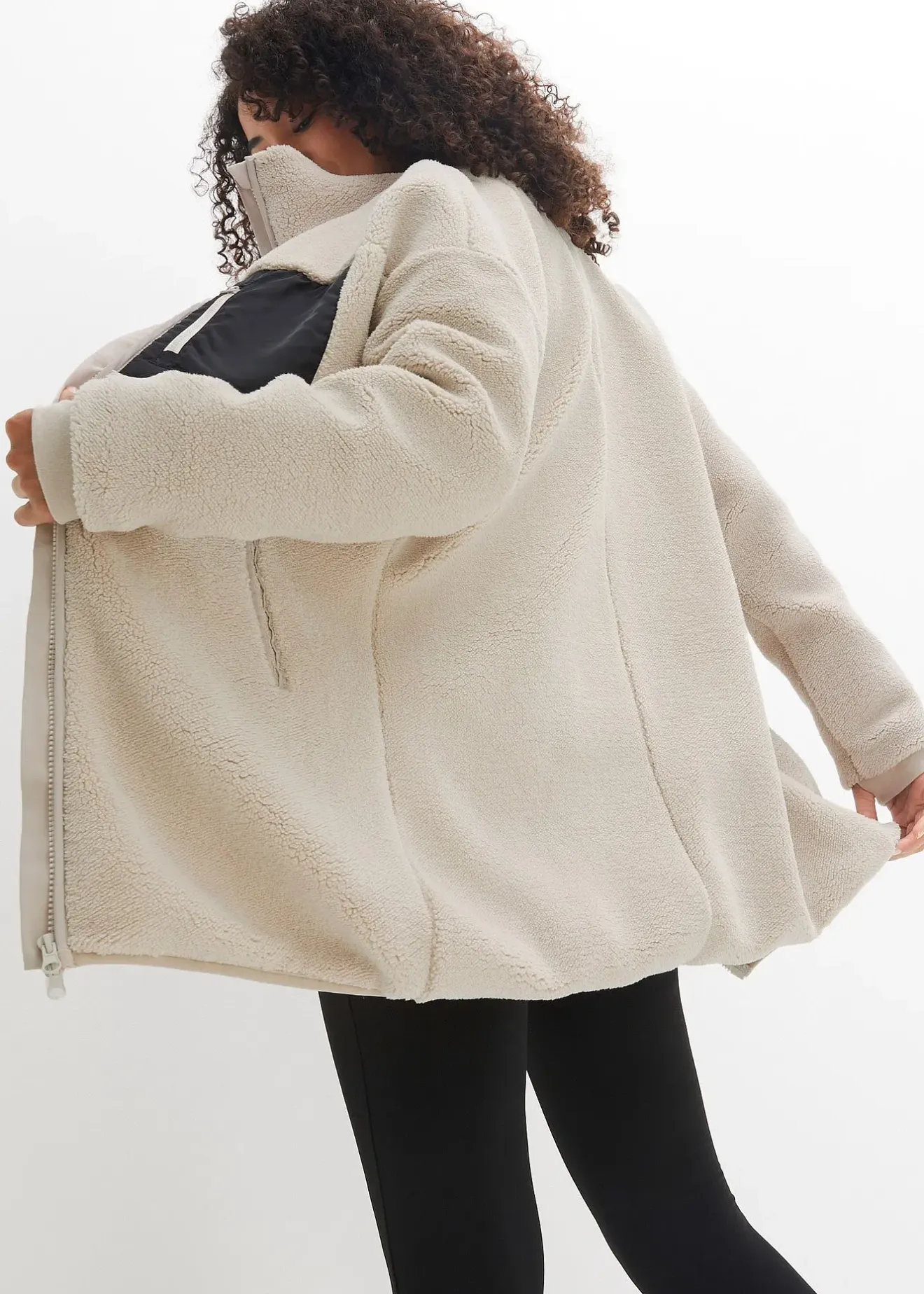 Femme bonprix Sweats|Vestes & Manteaux|Veste en polaire peluche