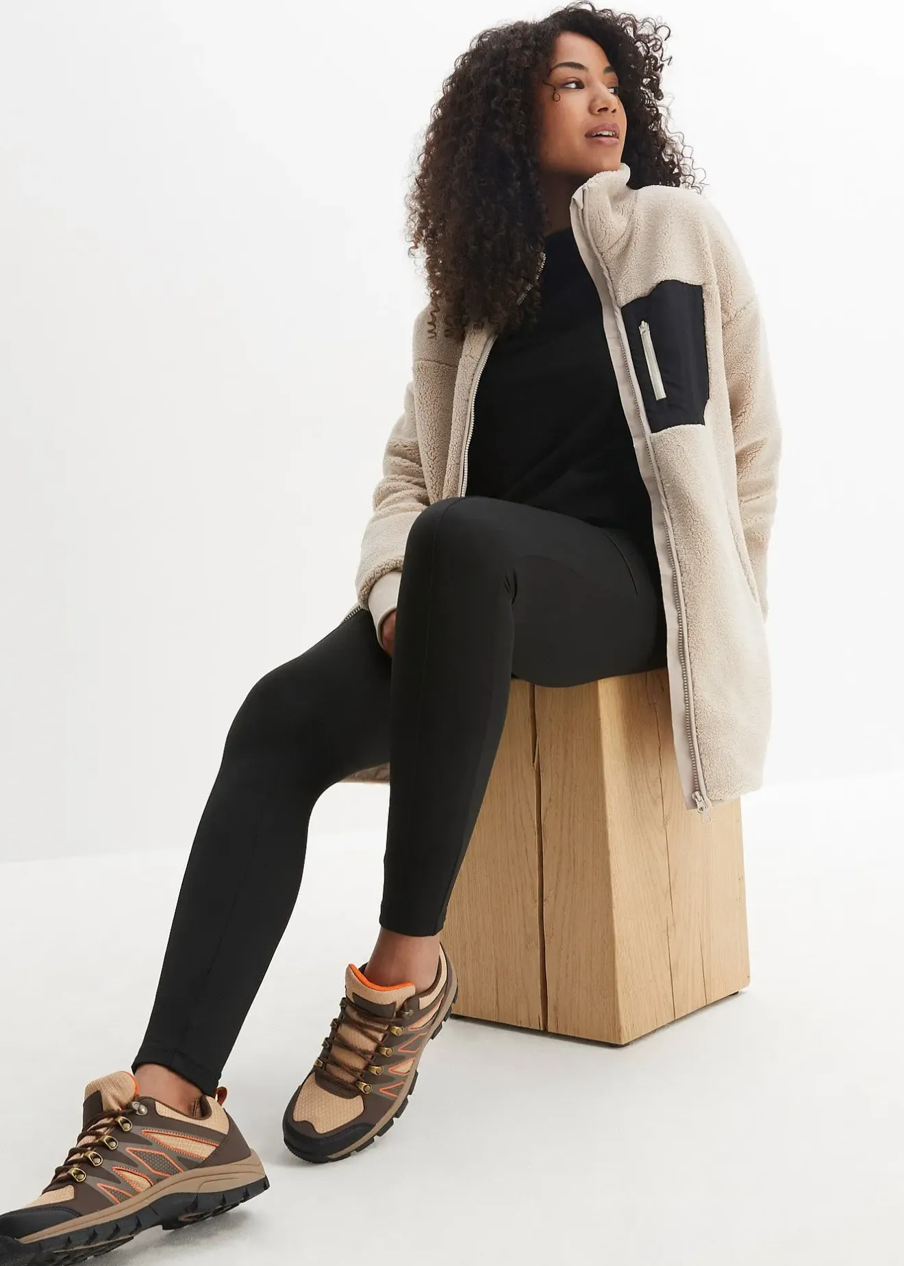 Femme bonprix Sweats|Vestes & Manteaux|Veste en polaire peluche