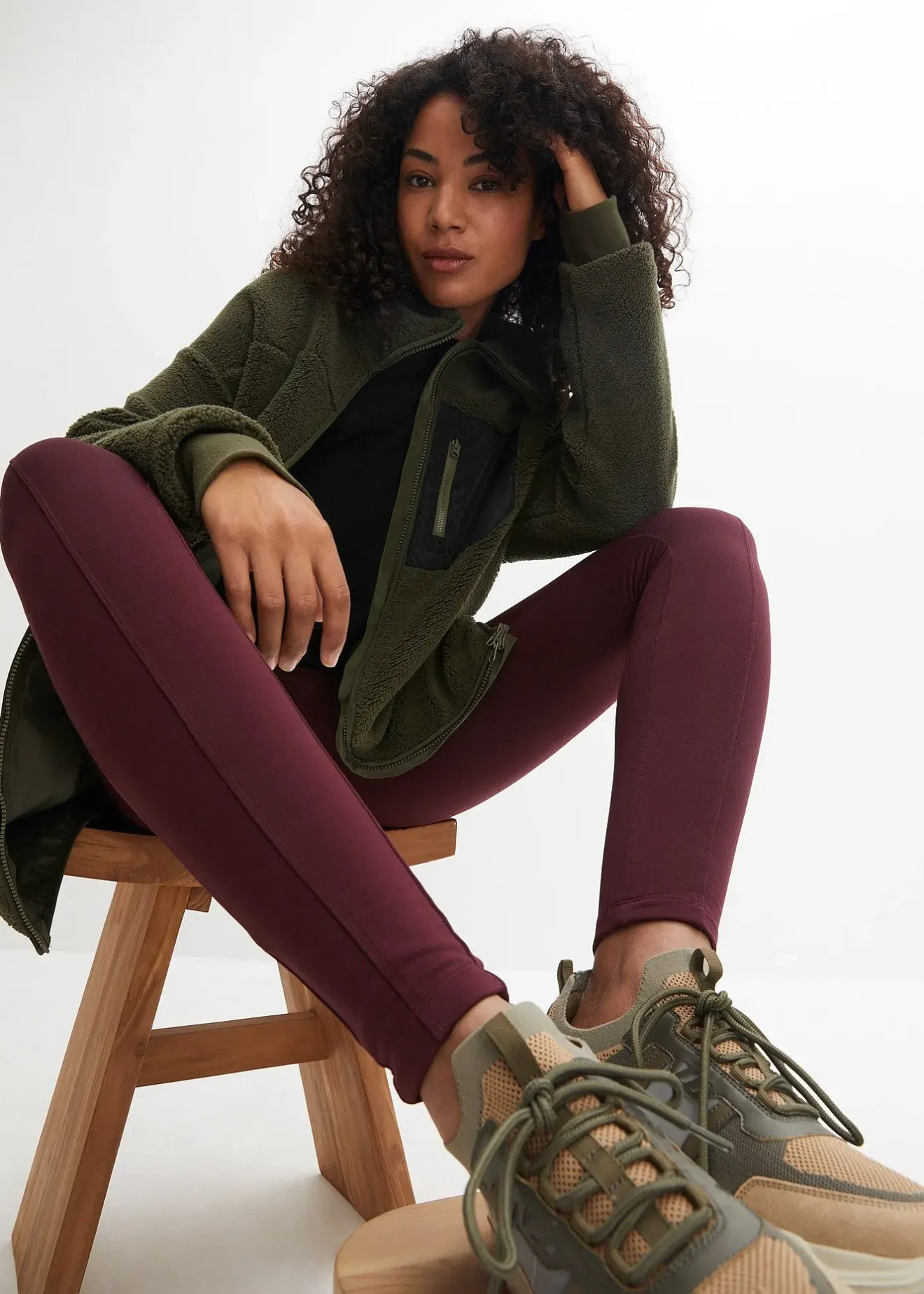 Femme bonprix Sweats|Vestes & Manteaux|Veste en polaire peluche