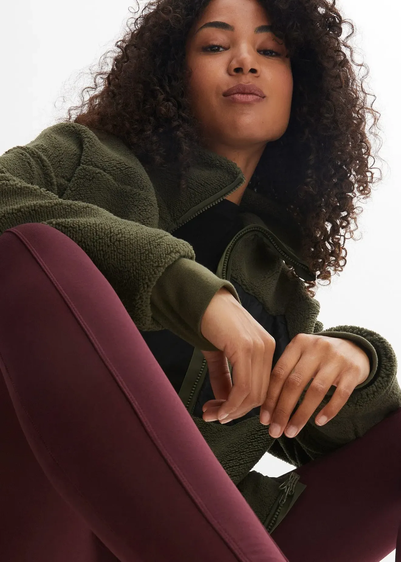 Femme bonprix Sweats|Vestes & Manteaux|Veste en polaire peluche