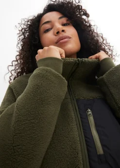 Femme bonprix Sweats|Vestes & Manteaux|Veste en polaire peluche