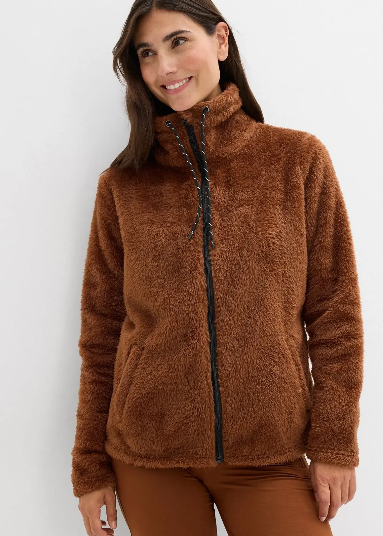 Femme bonprix Vêtements Thermiques|Sweats|Veste en polaire peluche