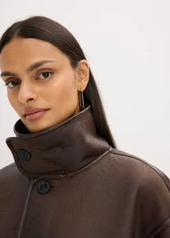 bonprix Veste en sherpa|Femme Vestes & Manteaux