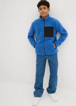 bonprix Veste en sherpa|Enfant Vêtements Enfant|Garçons 9-16 Ans·Pulls & Sweats