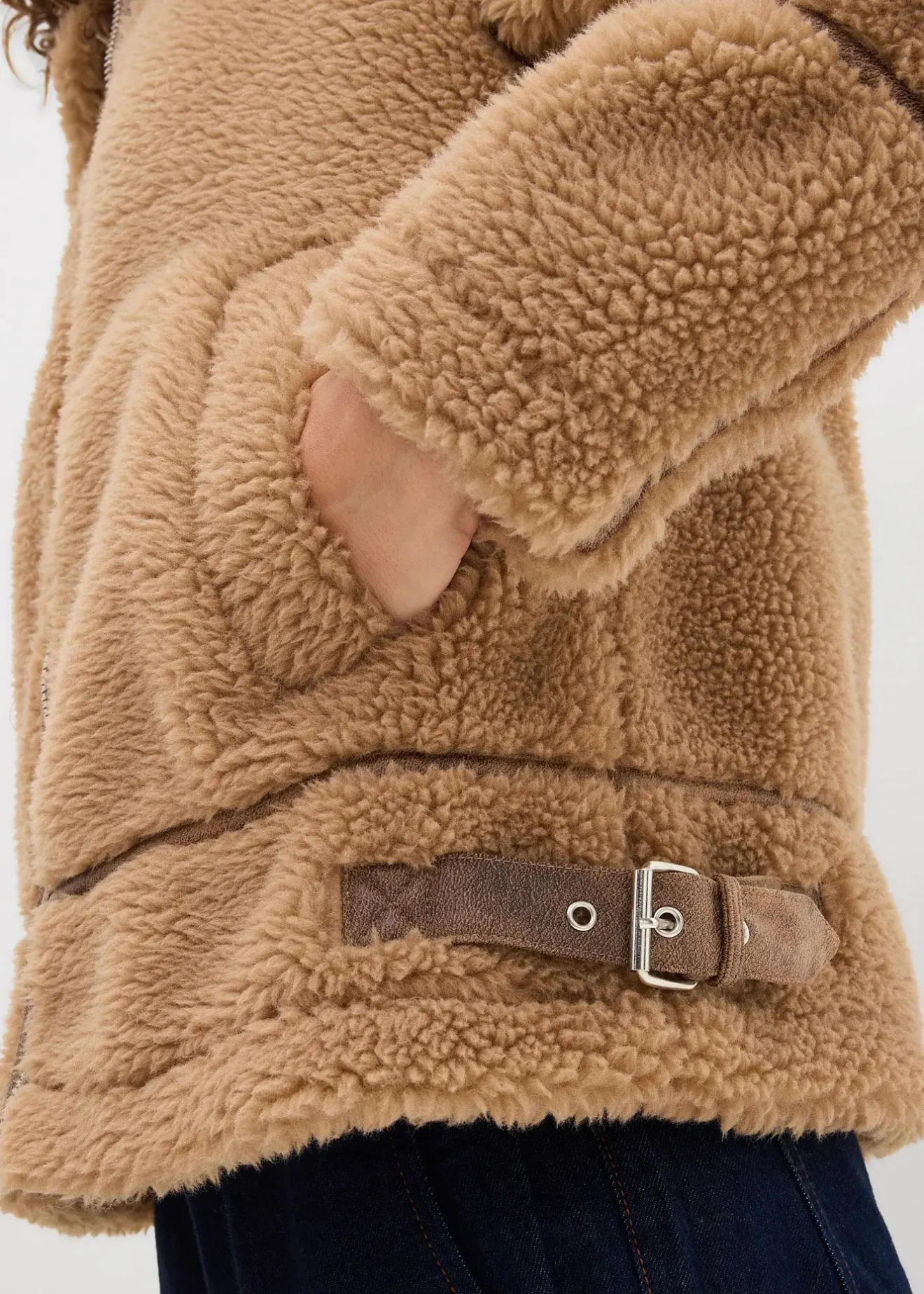 bonprix Veste en sherpa|Femme Vestes & Manteaux