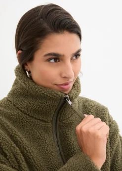 bonprix Veste en sherpa doublée|Femme Vestes & Manteaux