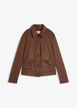 Femme bonprix Vestes & Manteaux|Veste en suédine