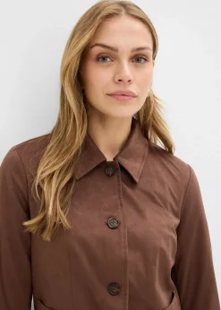 Femme bonprix Vestes & Manteaux|Veste en suédine