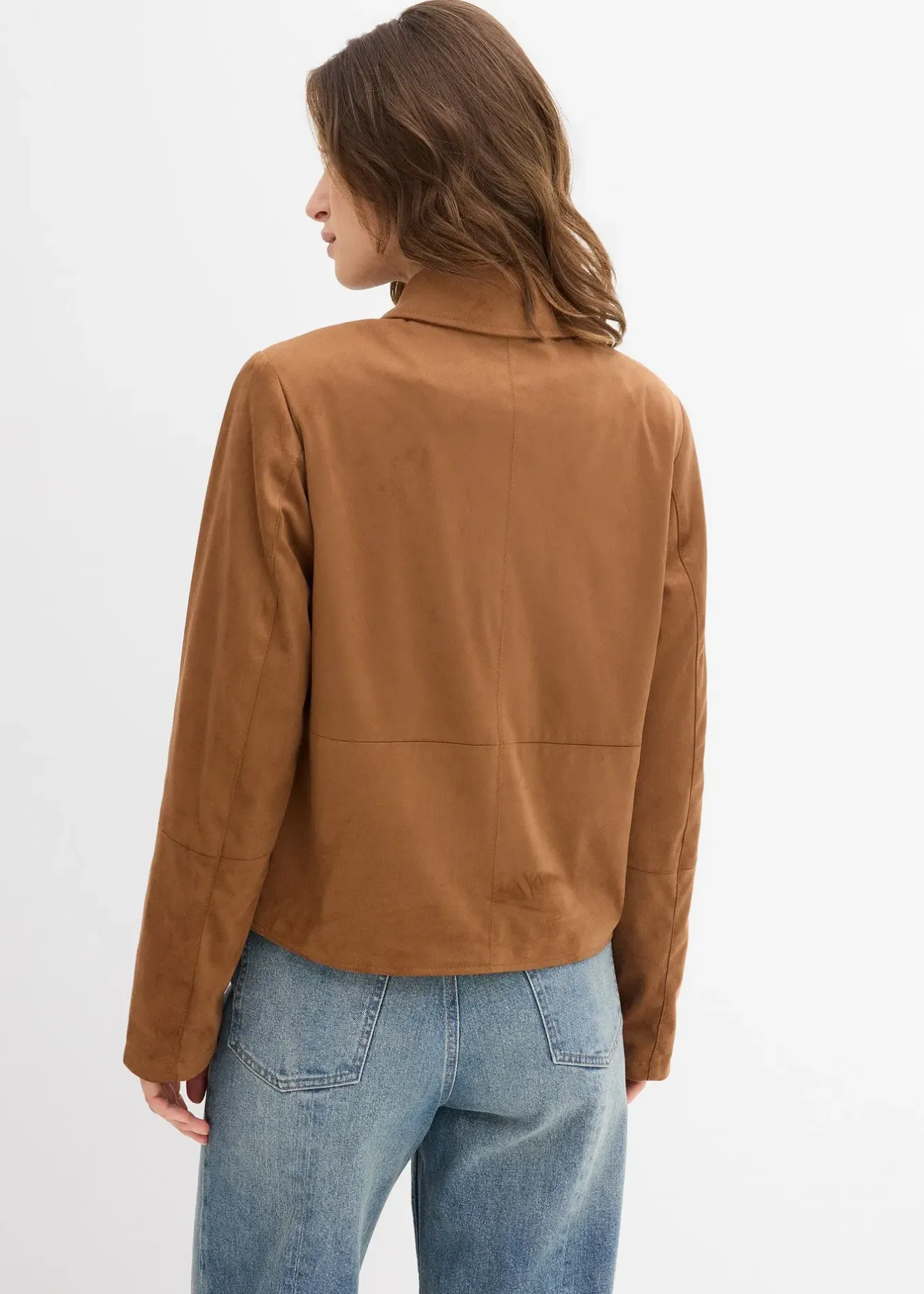 Femme bonprix Vestes & Manteaux|Veste en suédine