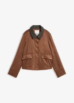 bonprix Veste en suédine|Femme Vestes & Manteaux