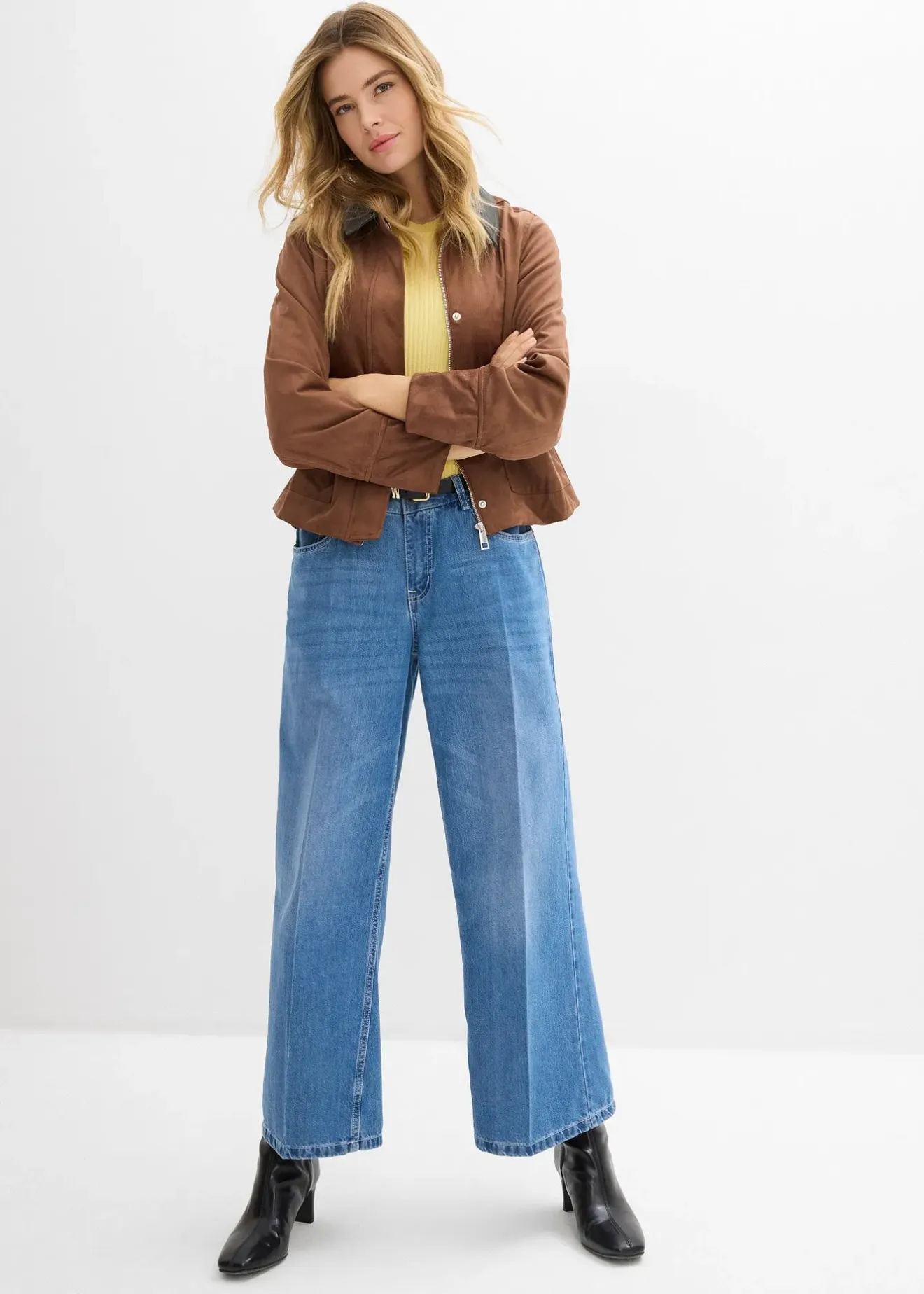 bonprix Veste en suédine|Femme Vestes & Manteaux