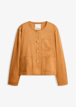 Femme bonprix Vestes & Manteaux|Veste en suédine