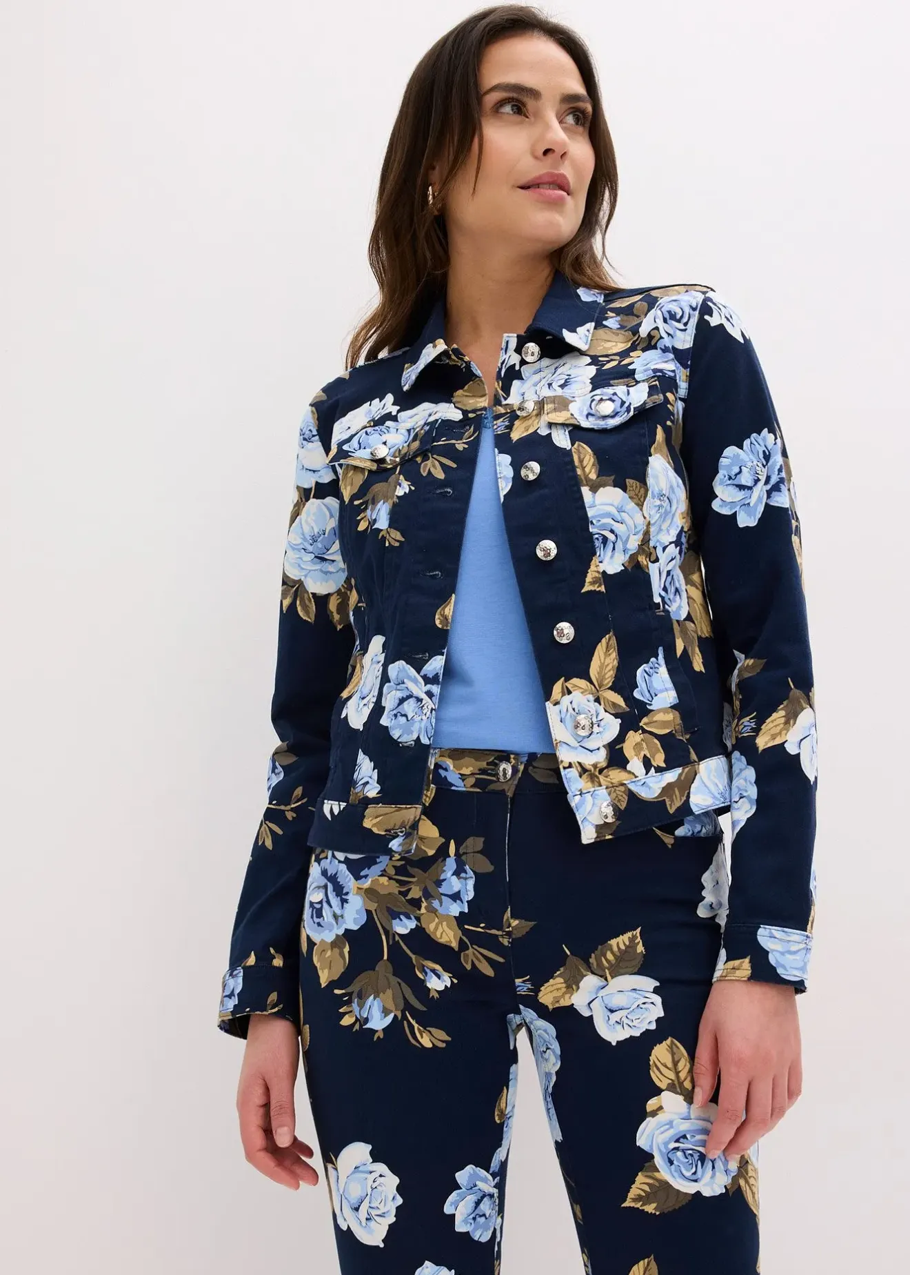 bonprix Veste en twill de coton|Femme Vestes & Manteaux