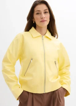 bonprix Veste enduite courte|Femme Vestes & Manteaux