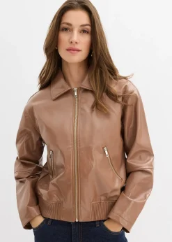 Femme bonprix Vestes & Manteaux|Veste enduite courte