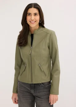 Femme bonprix Vestes & Manteaux|Veste enduite en viscose