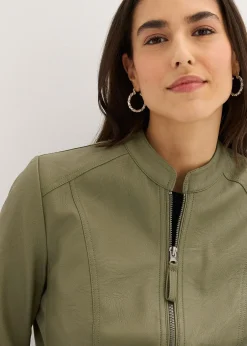 Femme bonprix Vestes & Manteaux|Veste enduite en viscose