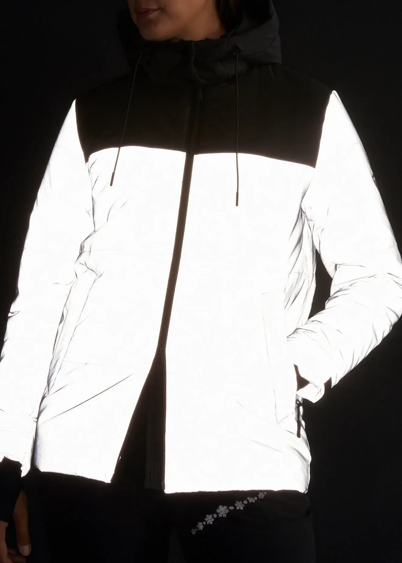 Femme bonprix Vestes & Manteaux|Veste fonctionnelle matelassée, réfléchissante