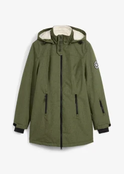 Femme bonprix Vestes & Manteaux|Veste longue outdoor imperméable, doublée sherpa