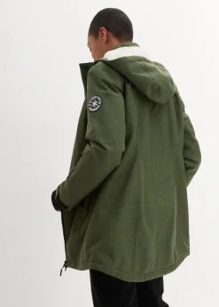 Femme bonprix Vestes & Manteaux|Veste longue outdoor imperméable, doublée sherpa