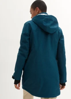 bonprix Veste longue outdoor imperméable, doublée sherpa|Femme Vestes & Manteaux