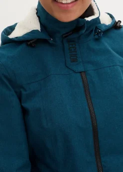 bonprix Veste longue outdoor imperméable, doublée sherpa|Femme Vestes & Manteaux