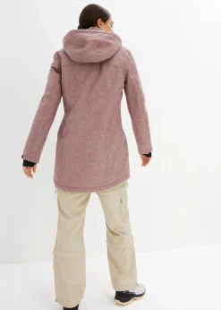 bonprix Veste longue outdoor imperméable, doublée sherpa|Femme Vestes & Manteaux