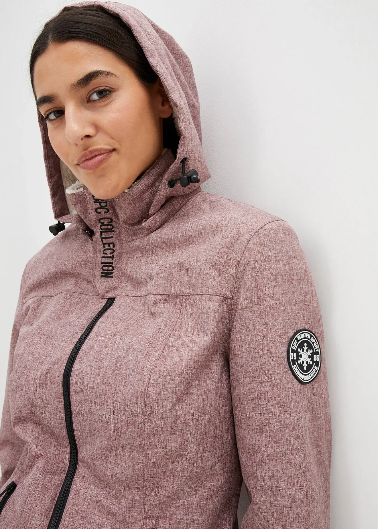 bonprix Veste longue outdoor imperméable, doublée sherpa|Femme Vestes & Manteaux