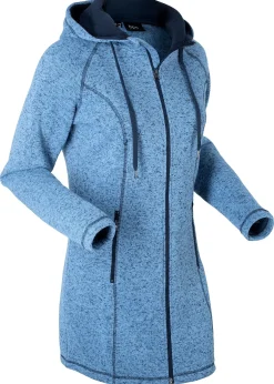 Femme bonprix Sweats|Vestes & Manteaux|Veste longue polaire à capuche