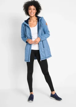 Femme bonprix Sweats|Vestes & Manteaux|Veste longue polaire à capuche