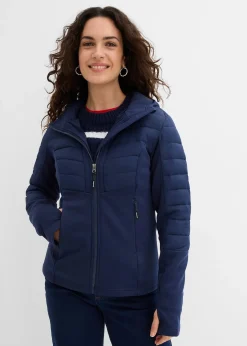 Femme bonprix Vestes & Manteaux|Veste matelassée déperlante avec softshell