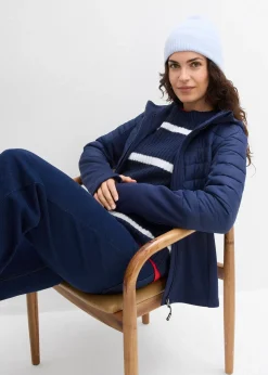 Femme bonprix Vestes & Manteaux|Veste matelassée déperlante avec softshell