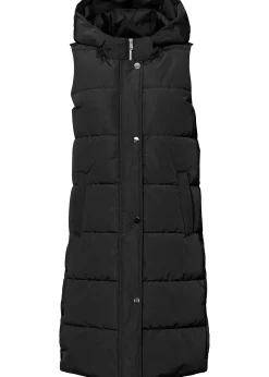 Femme bonprix Vestes & Manteaux|Veste matelassée sans manches avec capuche