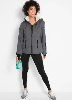Femme bonprix Vêtements De Plein Air|Vêtements De Sport|Veste outdoor fonctionnelle avec intérieur polaire peluche, imperméable