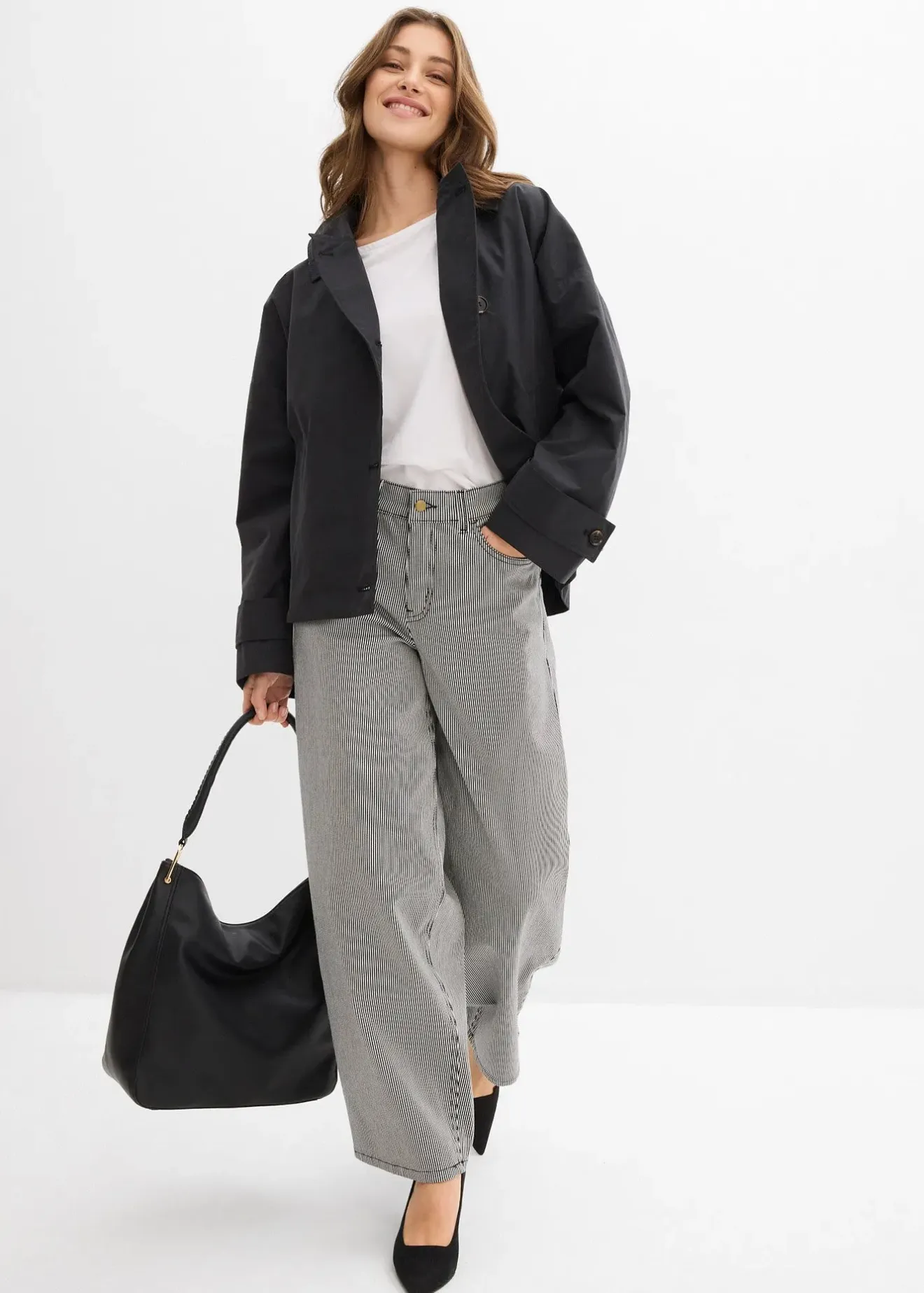 Femme bonprix Vestes & Manteaux|Veste oversize de mi-saison