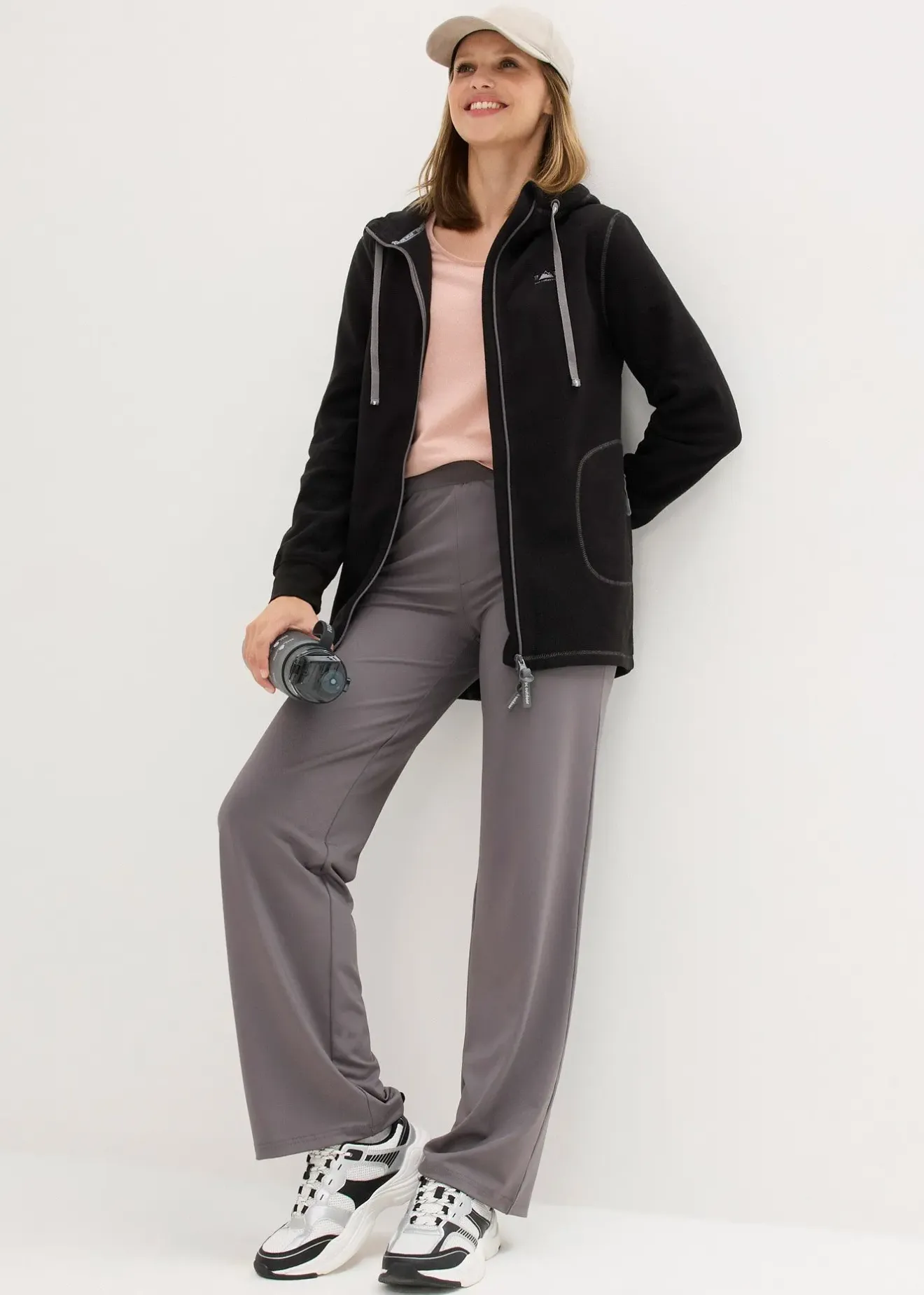 Femme bonprix Sweats|Vestes & Manteaux|Veste polaire avec poches zippées