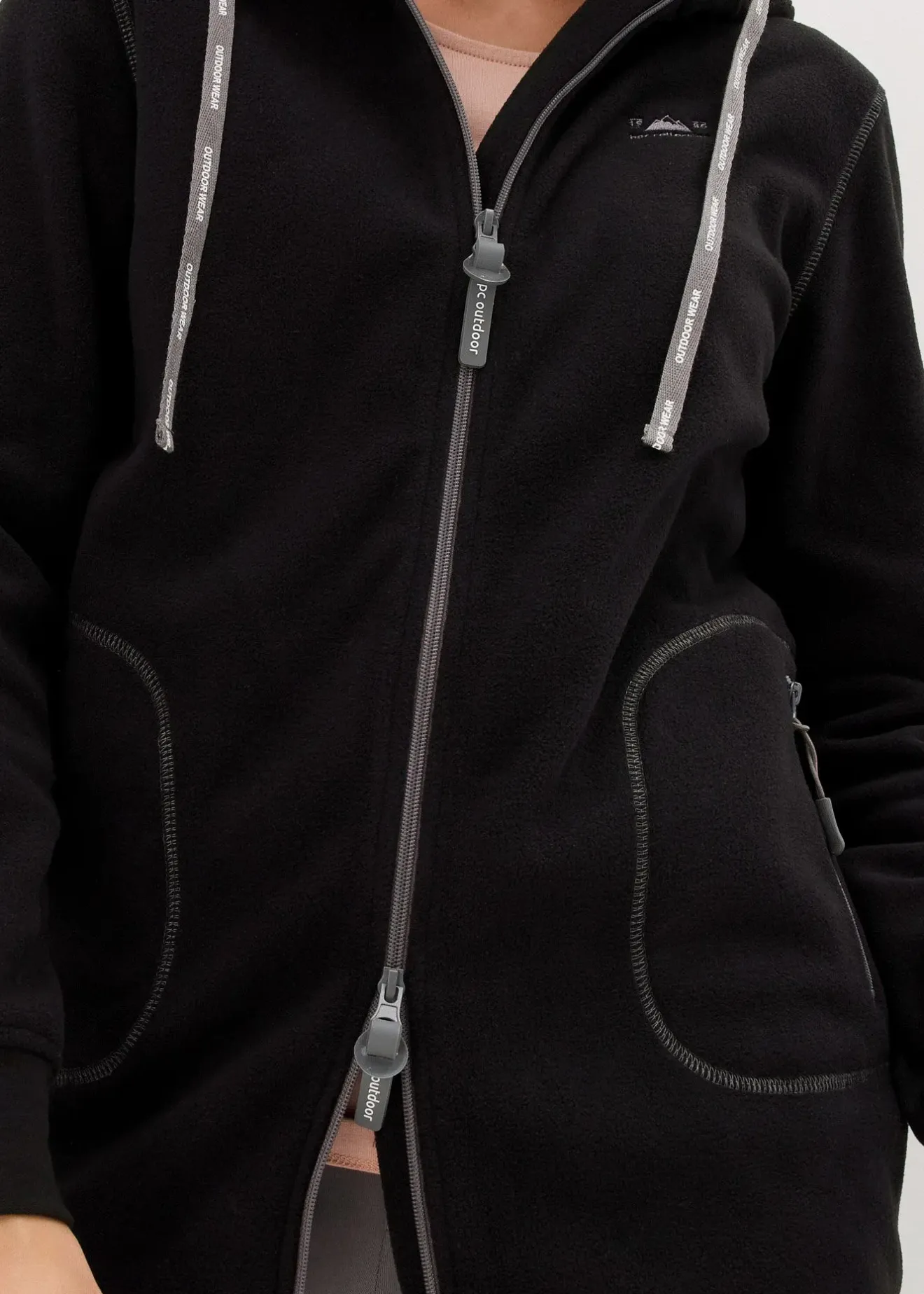 Femme bonprix Sweats|Vestes & Manteaux|Veste polaire avec poches zippées