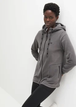 bonprix Veste polaire avec poches zippées|Femme Sweats|Vestes & Manteaux