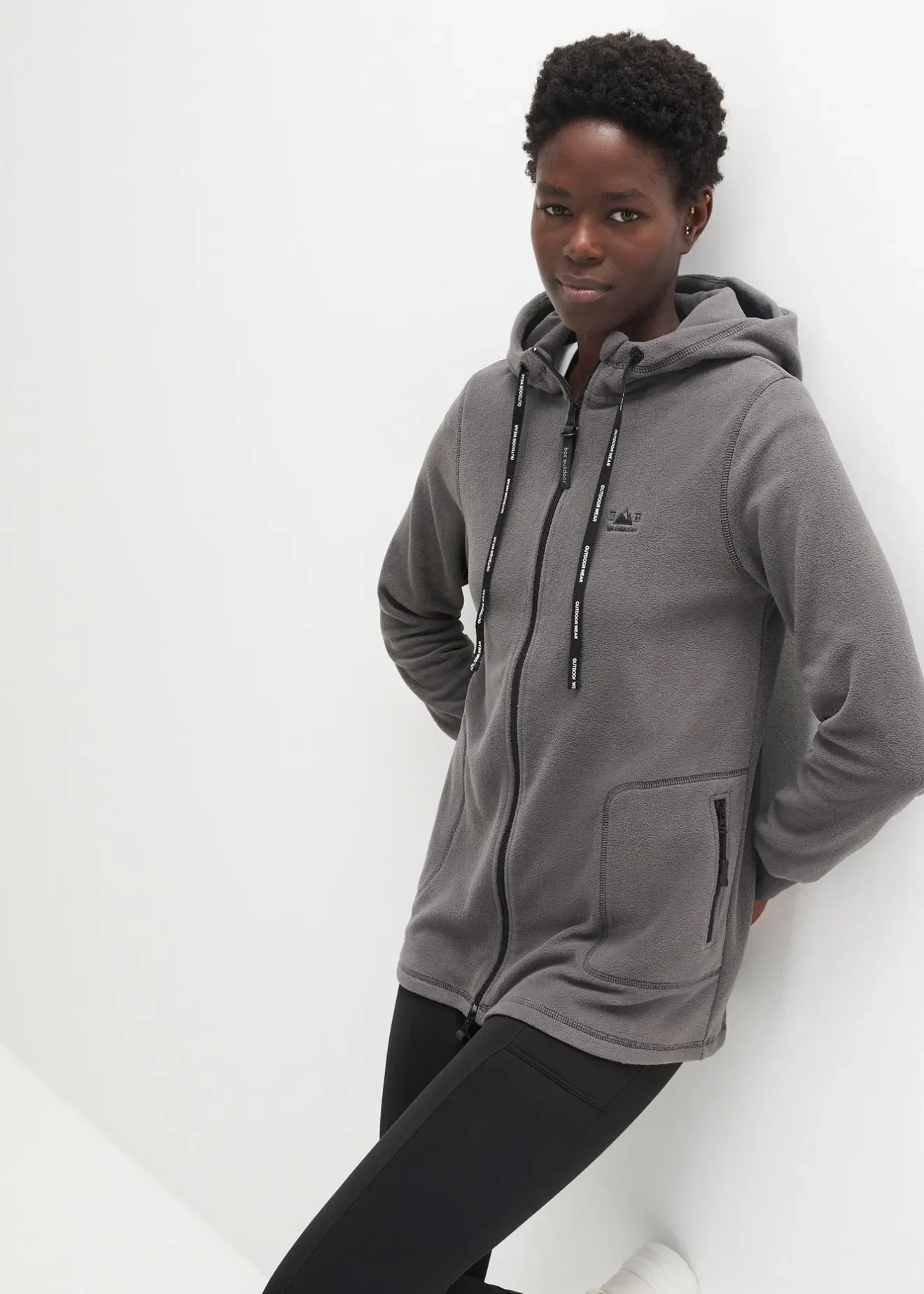 bonprix Veste polaire avec poches zippées|Femme Sweats|Vestes & Manteaux