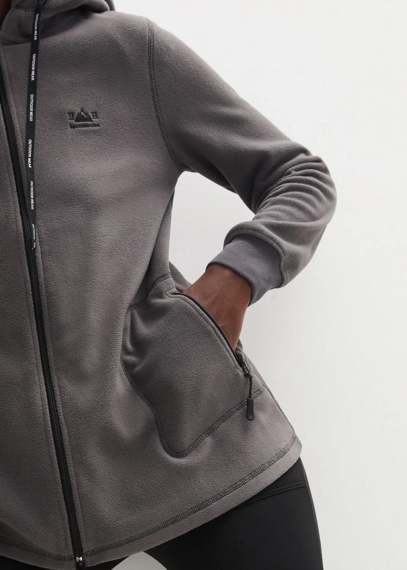 bonprix Veste polaire avec poches zippées|Femme Sweats|Vestes & Manteaux