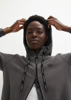 bonprix Veste polaire avec poches zippées|Femme Sweats|Vestes & Manteaux