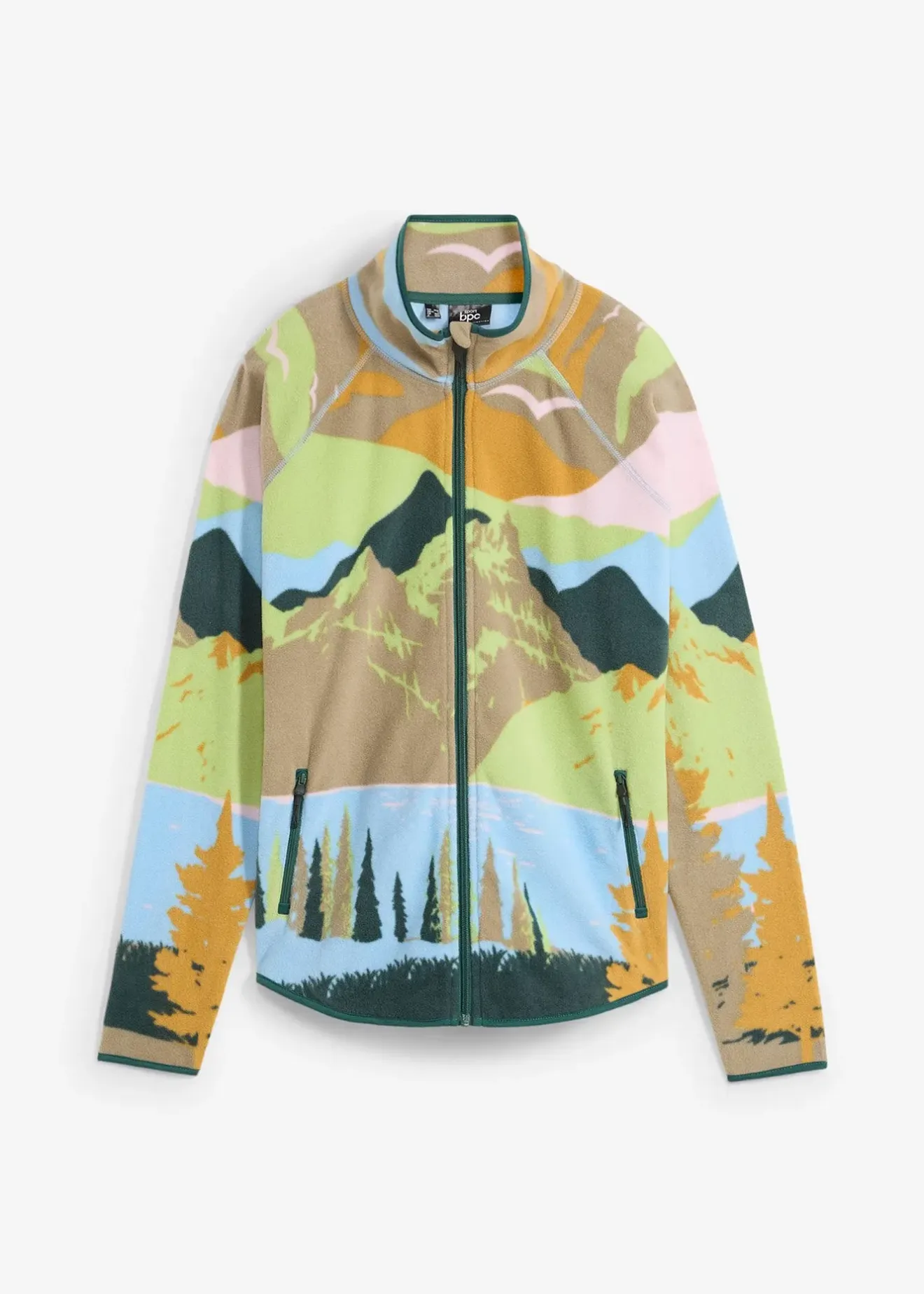 bonprix Veste polaire avec poches zippées|Femme Vêtements Thermiques|Sweats