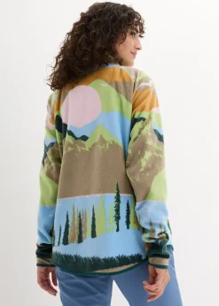 bonprix Veste polaire avec poches zippées|Femme Vêtements Thermiques|Sweats