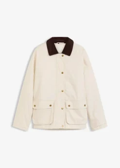 Femme bonprix Vestes & Manteaux|Veste rembourrée en twill