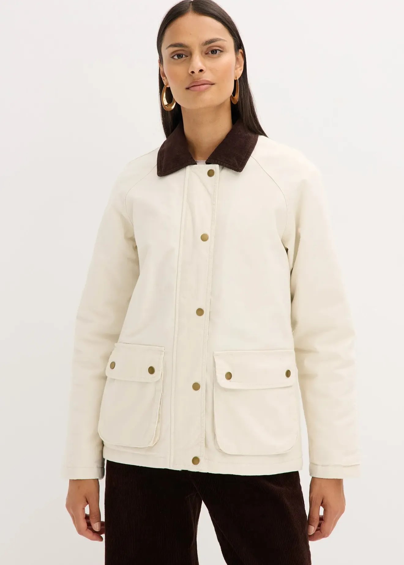 Femme bonprix Vestes & Manteaux|Veste rembourrée en twill