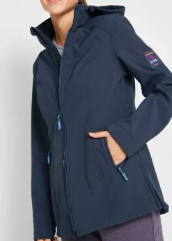 Femme bonprix Vêtements De Plein Air|Vêtements De Sport|Veste softshell extensible, imperméable