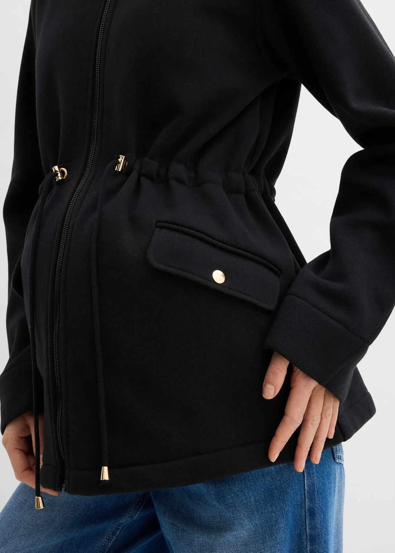 Femme bonprix Femme Enceinte|Veste zippée 2en1 pour la grossesse avec empiècement de portage