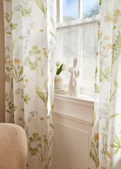 bonprix Voilage à imprimé floral (1 pce)| Salle À Manger·Voilages & Stores Bateaux|Salon·Rideaux & Voilages