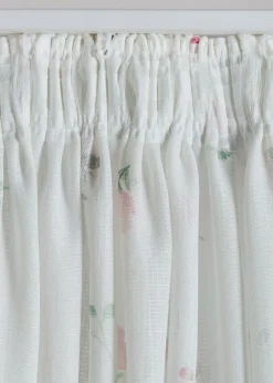 bonprix Salon·Rideaux & Voilages|Rideaux Classiques|Voilage à imprimé floral (1 pce)